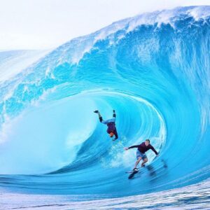 Caída de Surfista